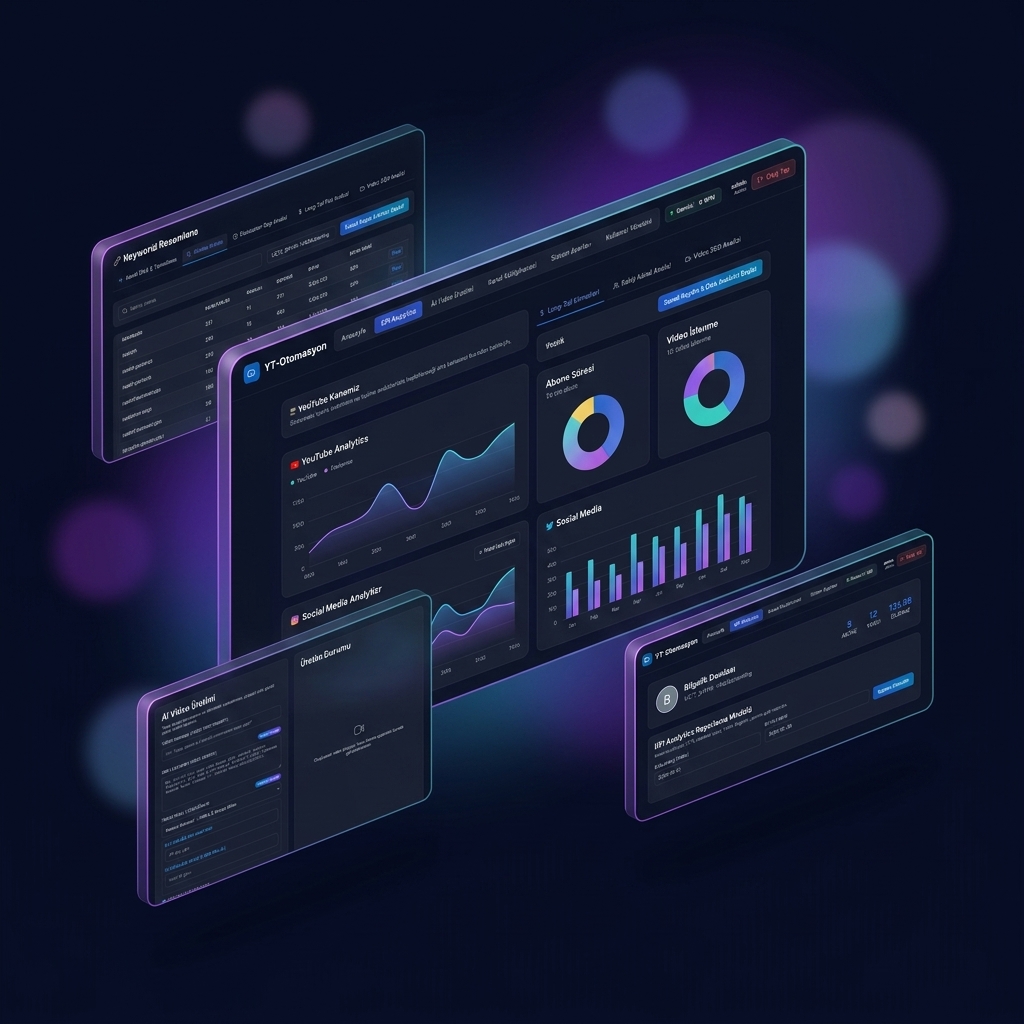 YT-Otomasyon Dashboard Showcase